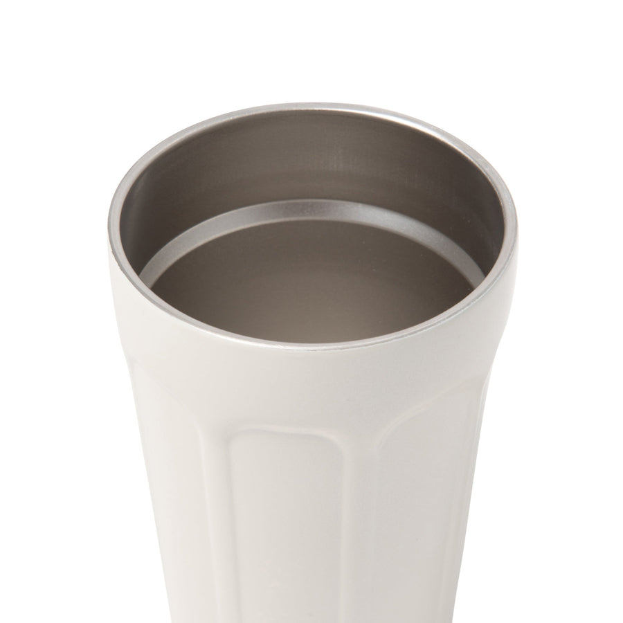 Diamond Stainless Steel Tumbler, White