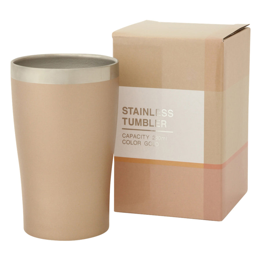 Stainless steel tumbler 350ml gold