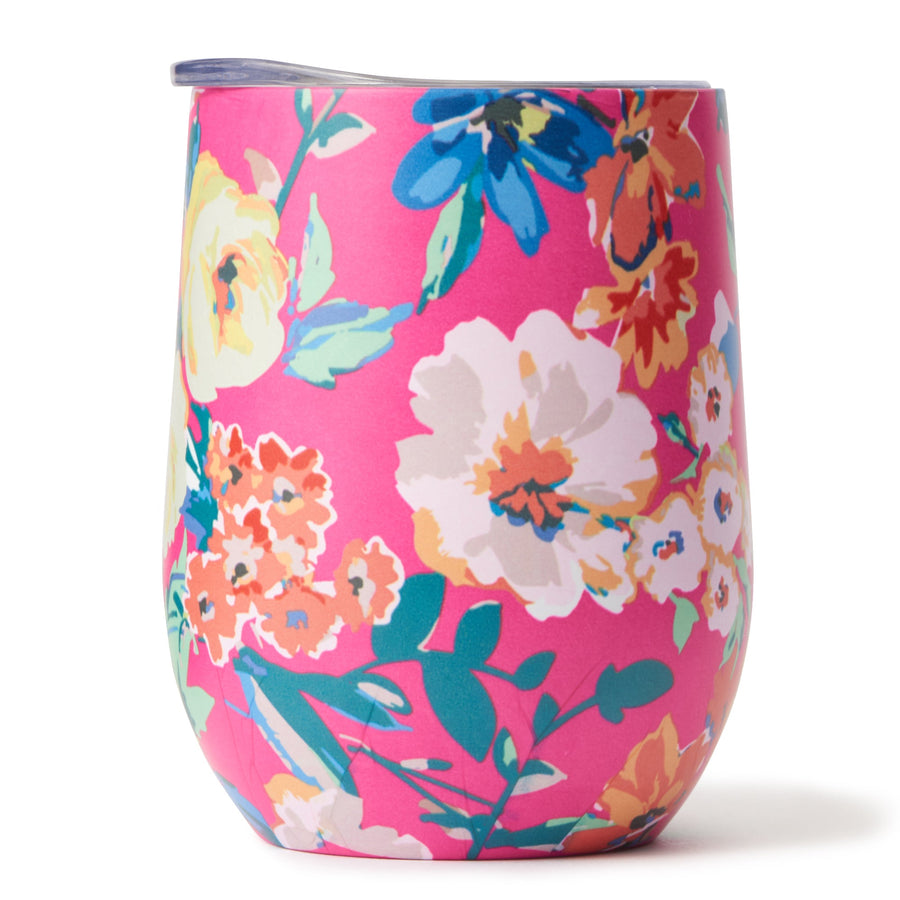 Chic Stainless Steel Tumbler Vivid Flower