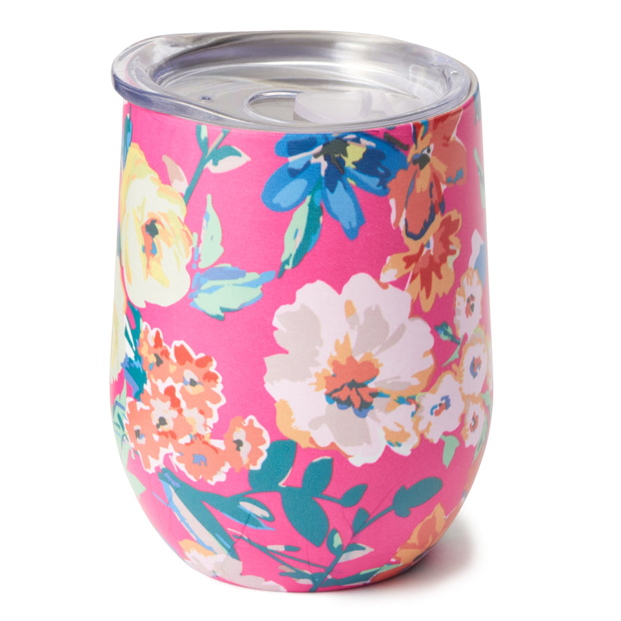 Chic Stainless Steel Tumbler Vivid Flower