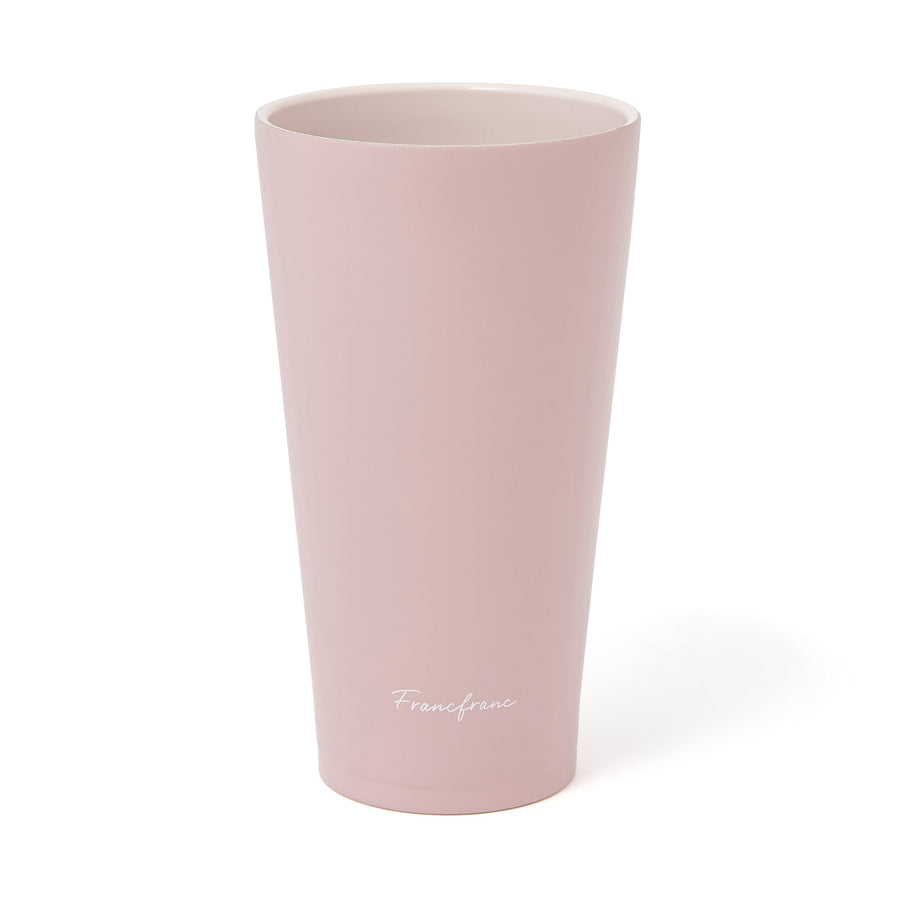 Ceramic coated stainless steel tumbler, pink