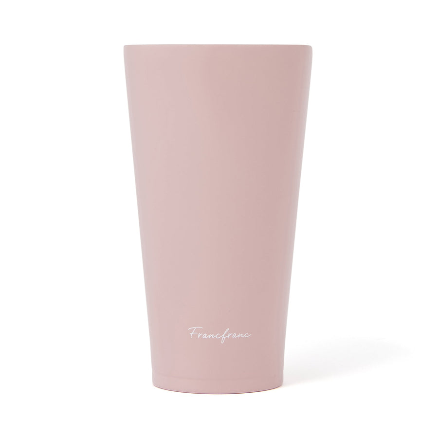 Ceramic coated stainless steel tumbler, pink