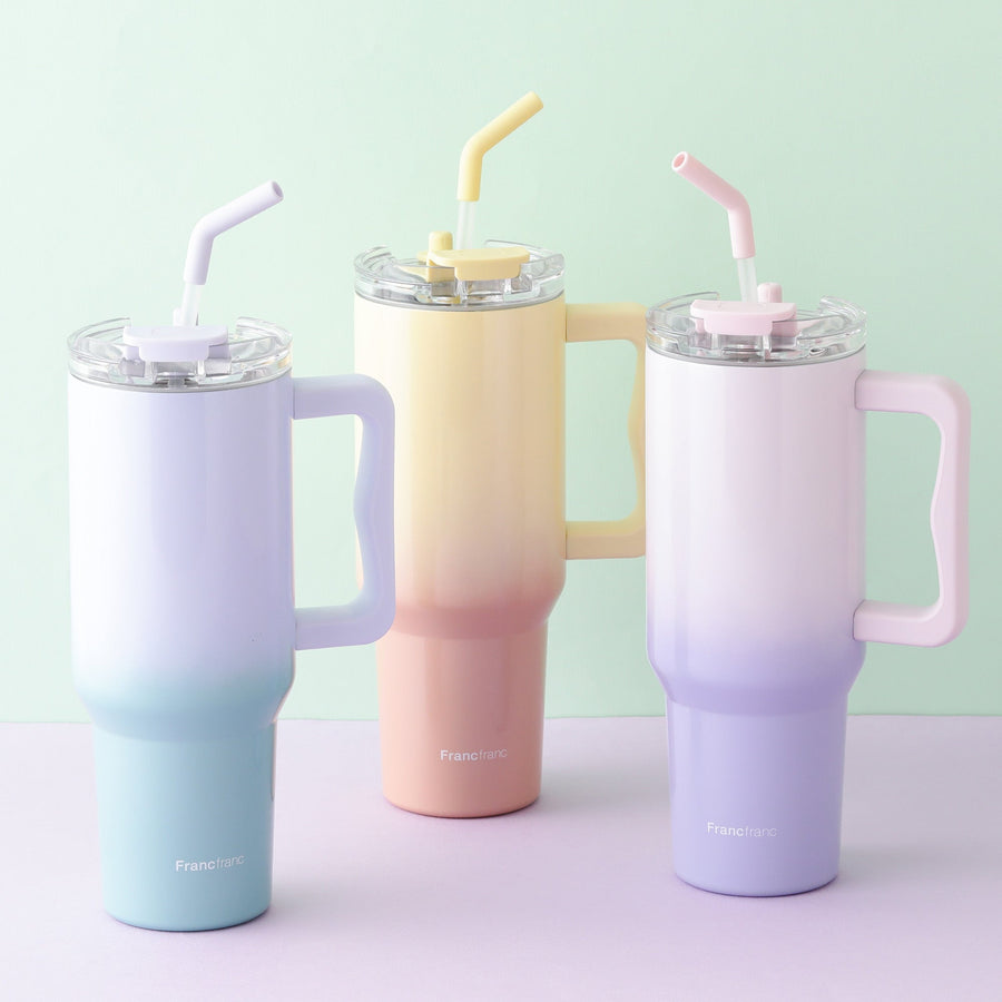 大型ステンレスマグ 1100ml イエロー