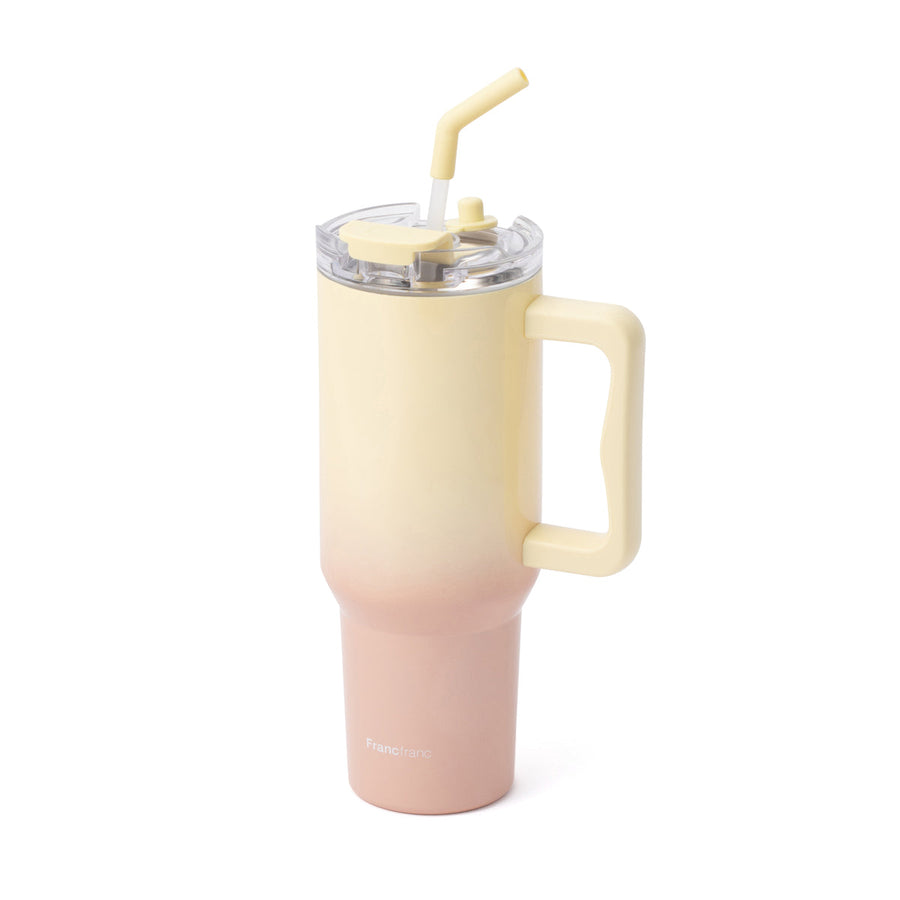 大型ステンレスマグ 1100ml イエロー
