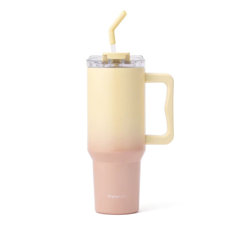 大型ステンレスマグ 1100ml イエロー