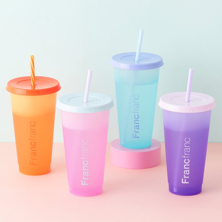 カラーチェンジタンブラー L パープル