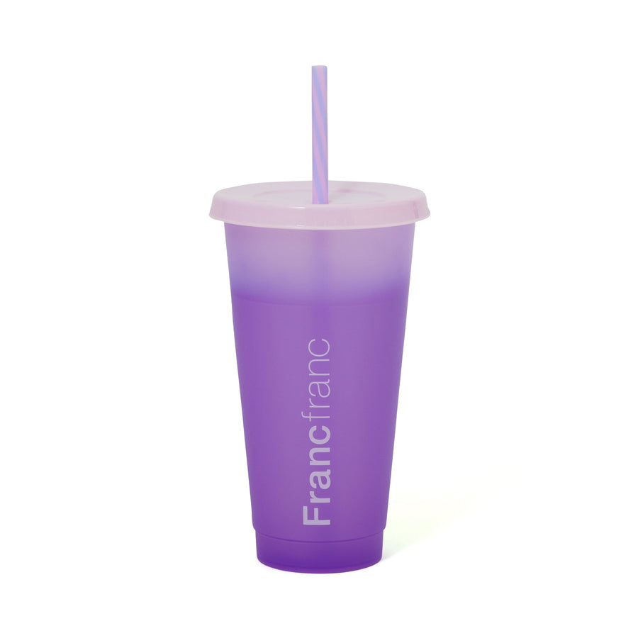 カラーチェンジタンブラー L パープル