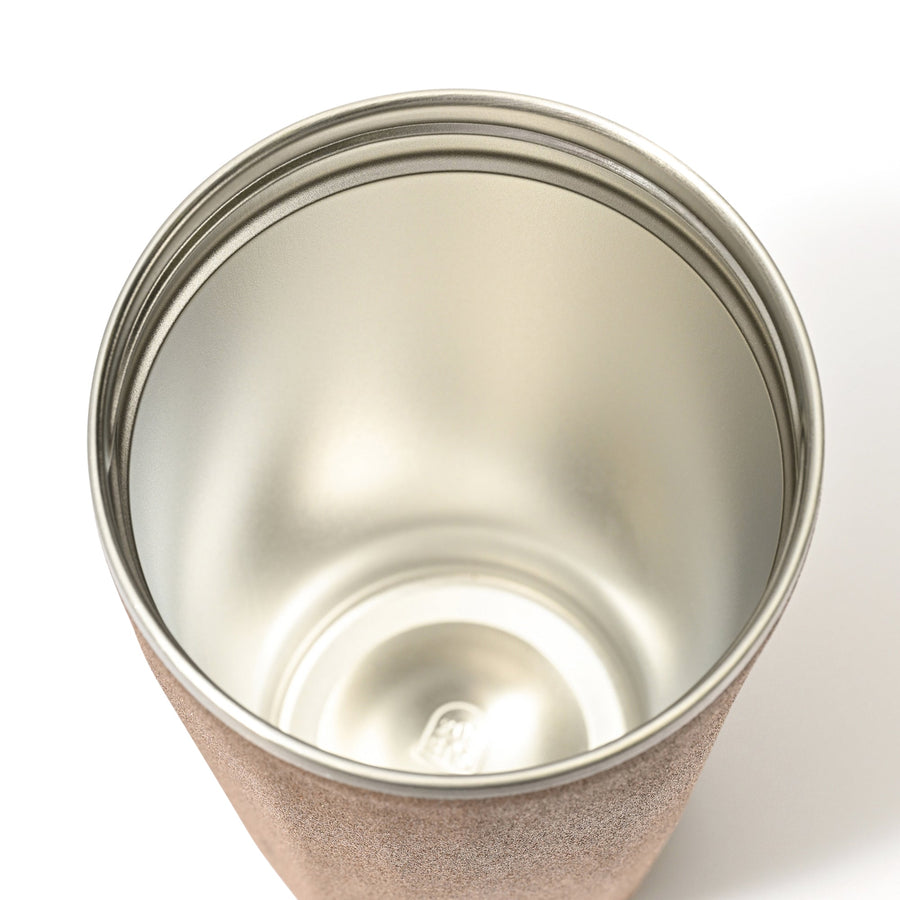 ストロー付きステンレスタンブラー グリッター ゴールド