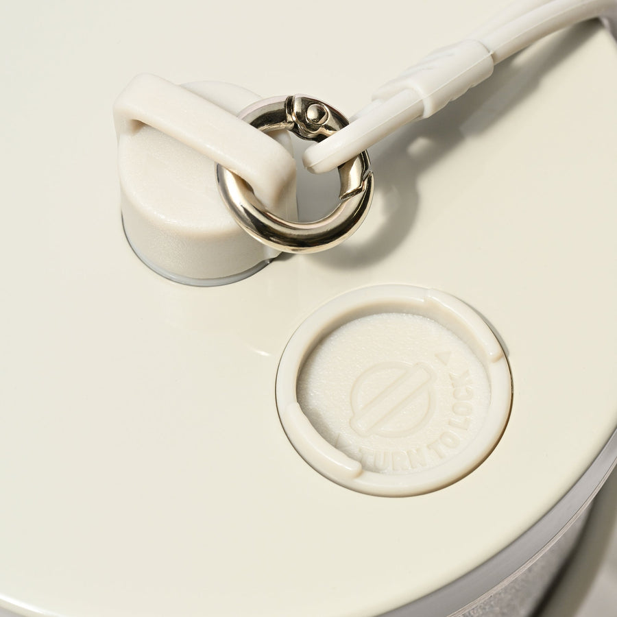 ストロー付きステンレスタンブラー グリッター シルバー