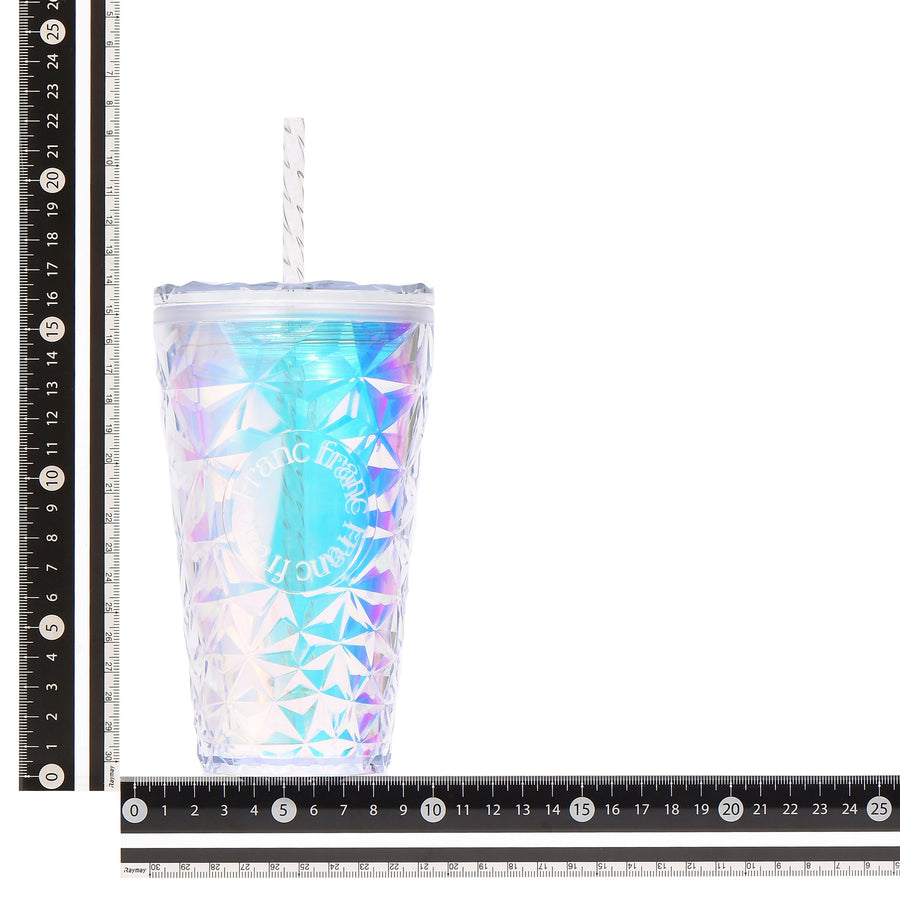 オーロラ プラスチックタンブラー M ホワイト