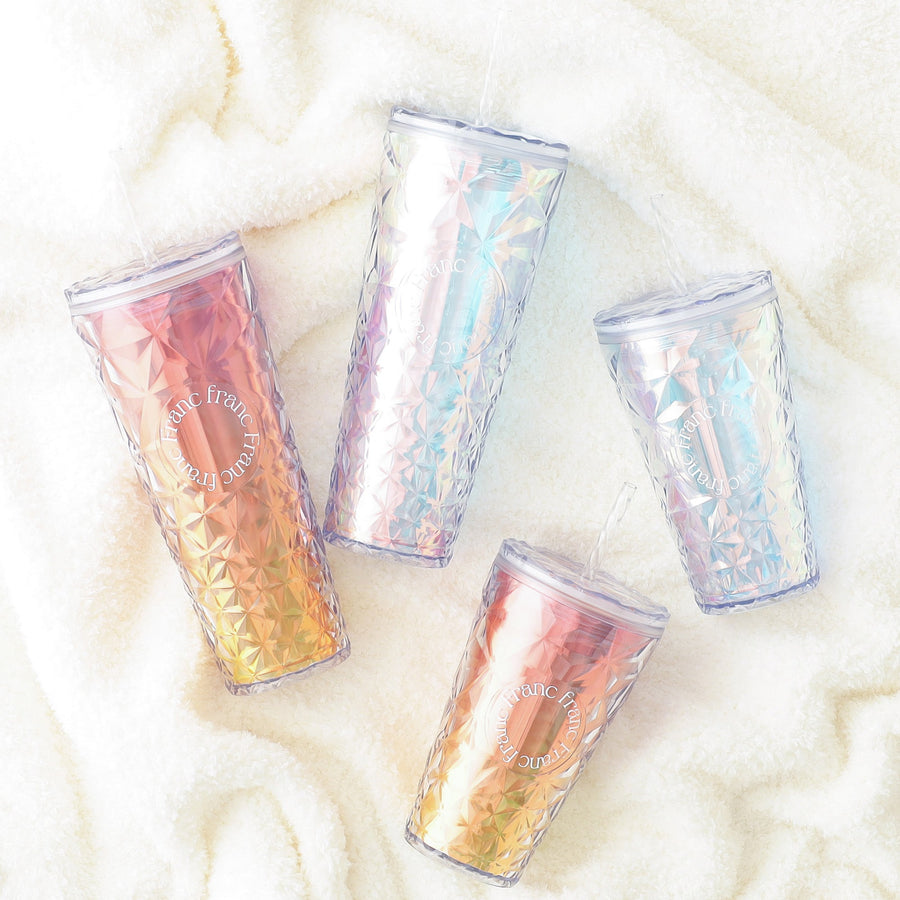 オーロラ プラスチックタンブラー L ホワイト