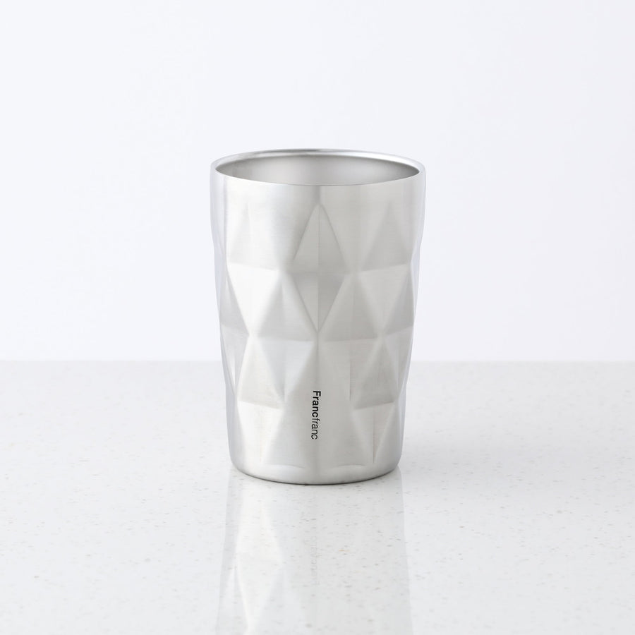 Roost Thermo Tumbler M Diamond Silver