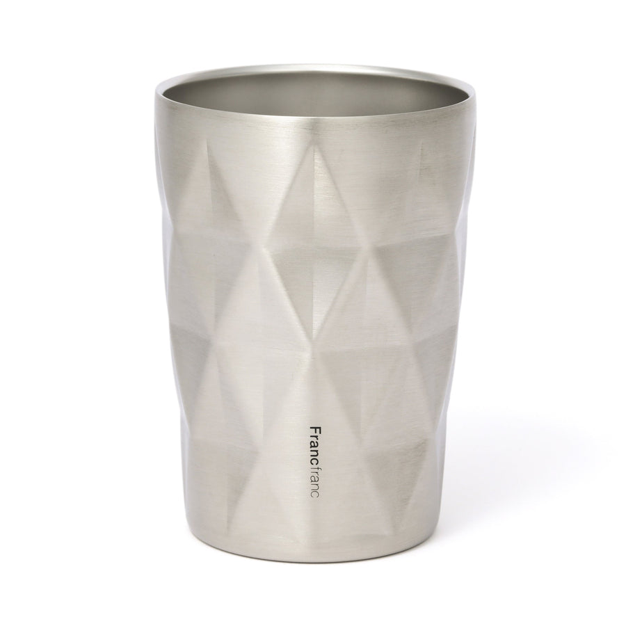 Roost Thermo Tumbler M Diamond Silver