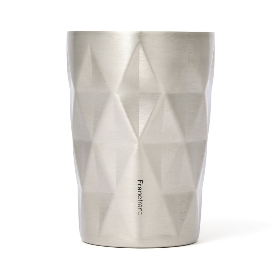 Roost Thermo Tumbler M Diamond Silver