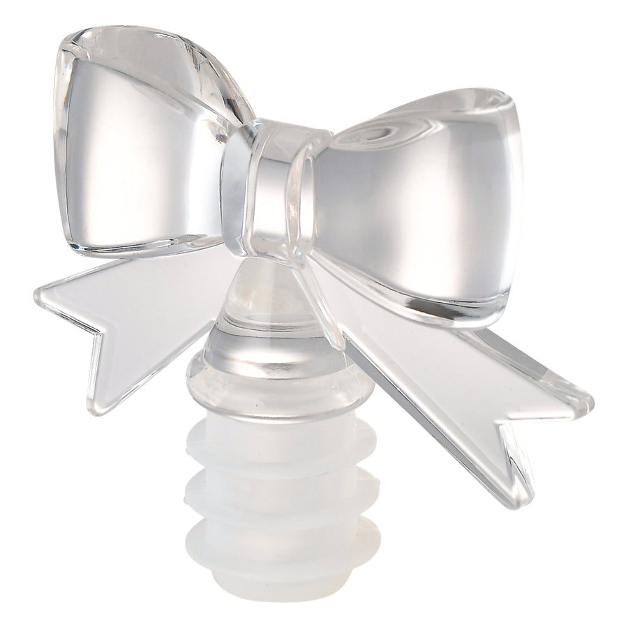 Acrylic Bottle Stopper Ribbon Clear