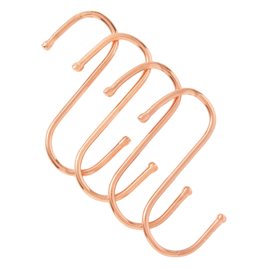 S Hook Set S Copper (Set of 4)