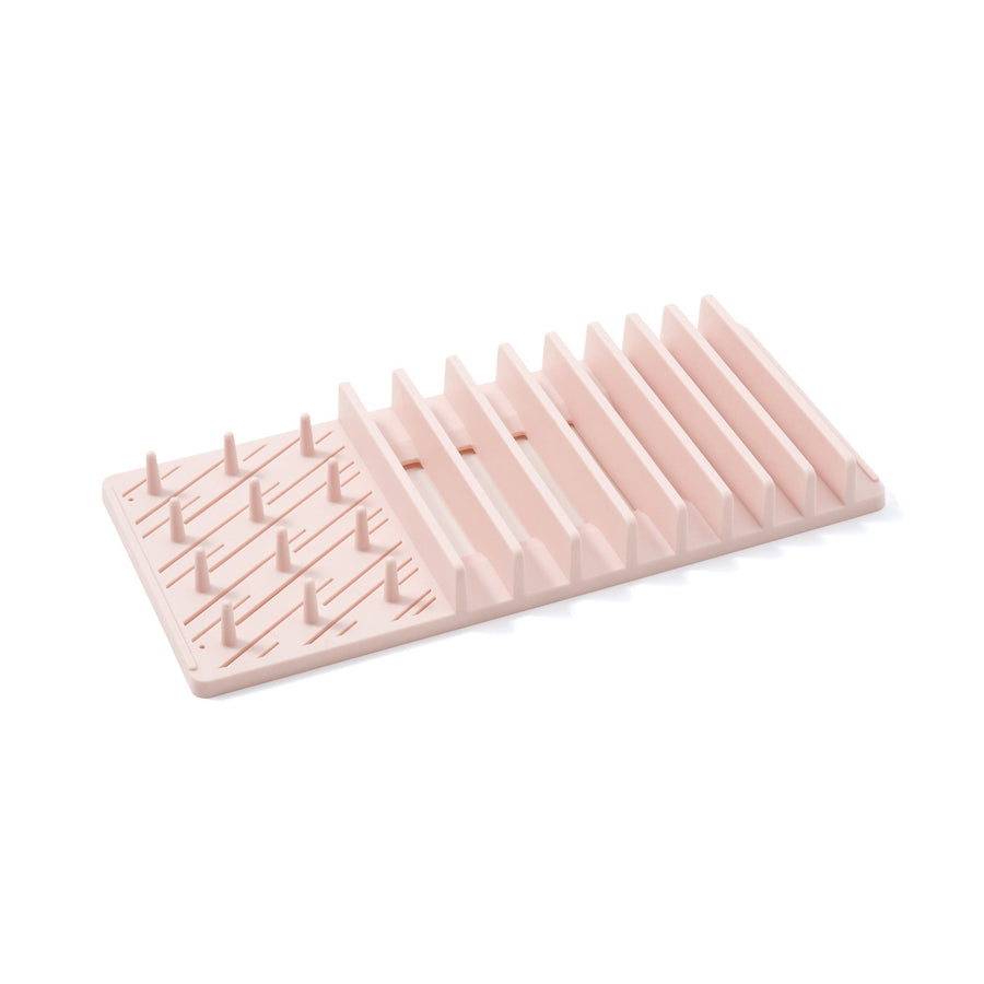 Drying Dish Rack &amp; Mat Set, Pink