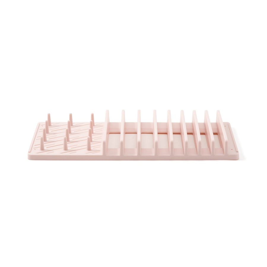 Drying Dish Rack &amp; Mat Set, Pink