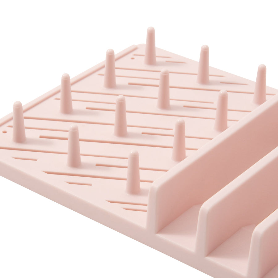 Drying Dish Rack &amp; Mat Set, Pink