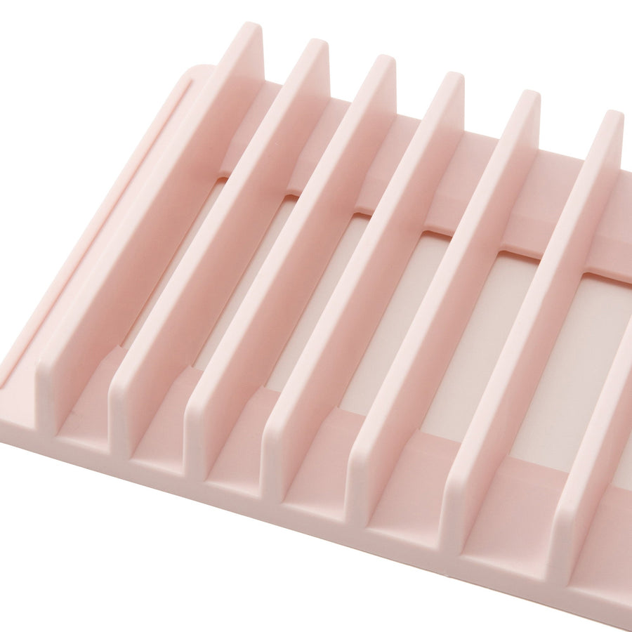 Drying Dish Rack &amp; Mat Set, Pink