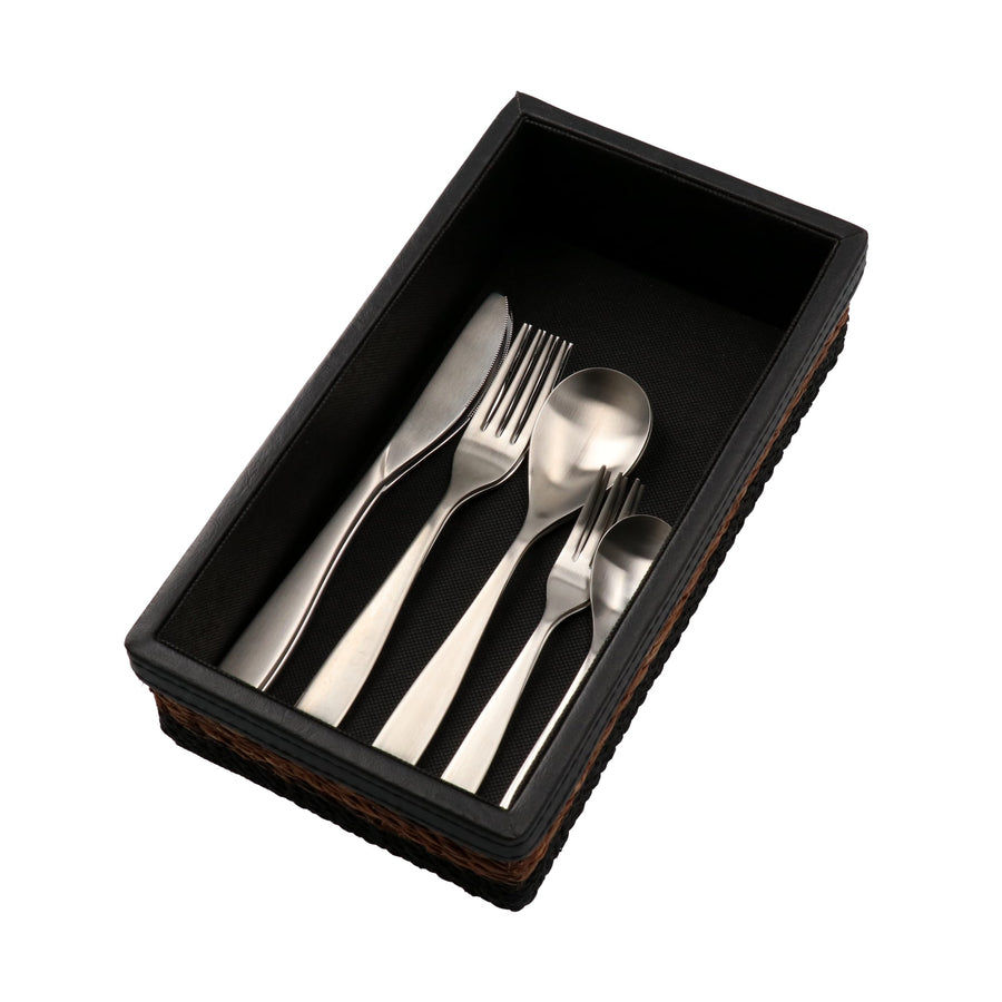 Duo Cutlery Case L Black