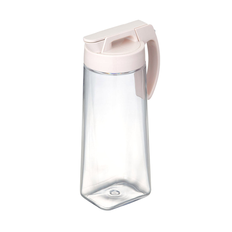 Vertical and horizontal compatible jug with integrated gasket 2.1L Ivory