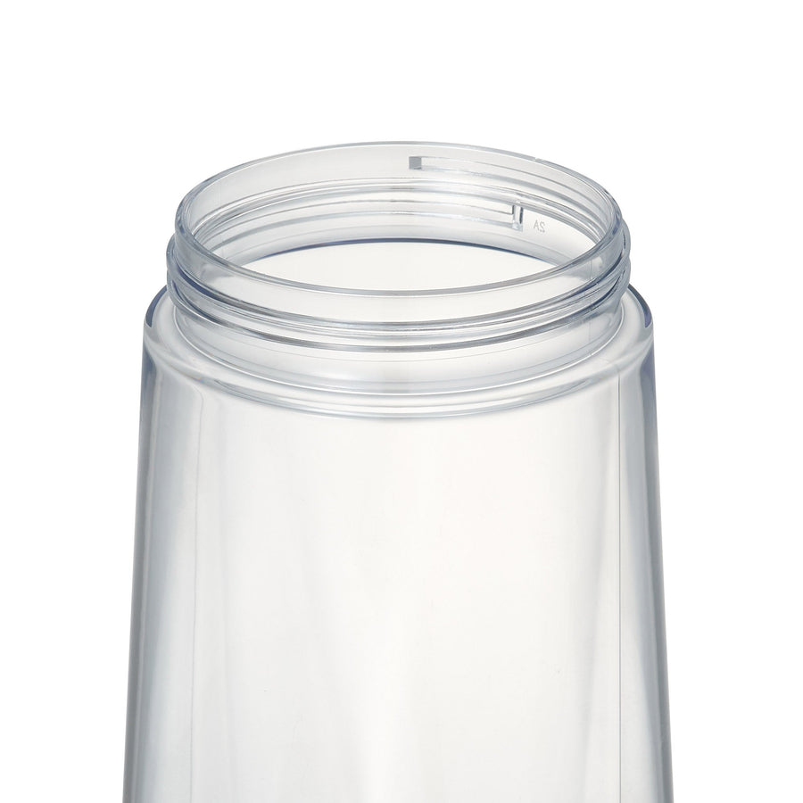 Vertical and horizontal compatible jug with integrated gasket 2.1L Ivory