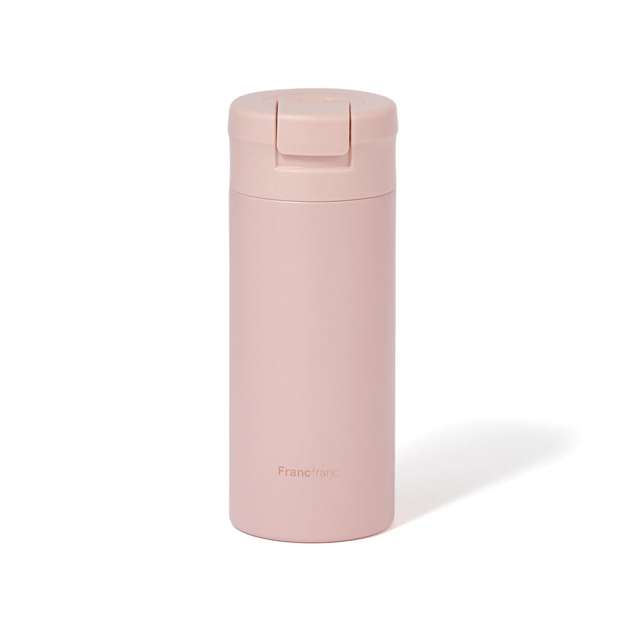 Carbonated Stainless Steel Bottle 390ml Pink