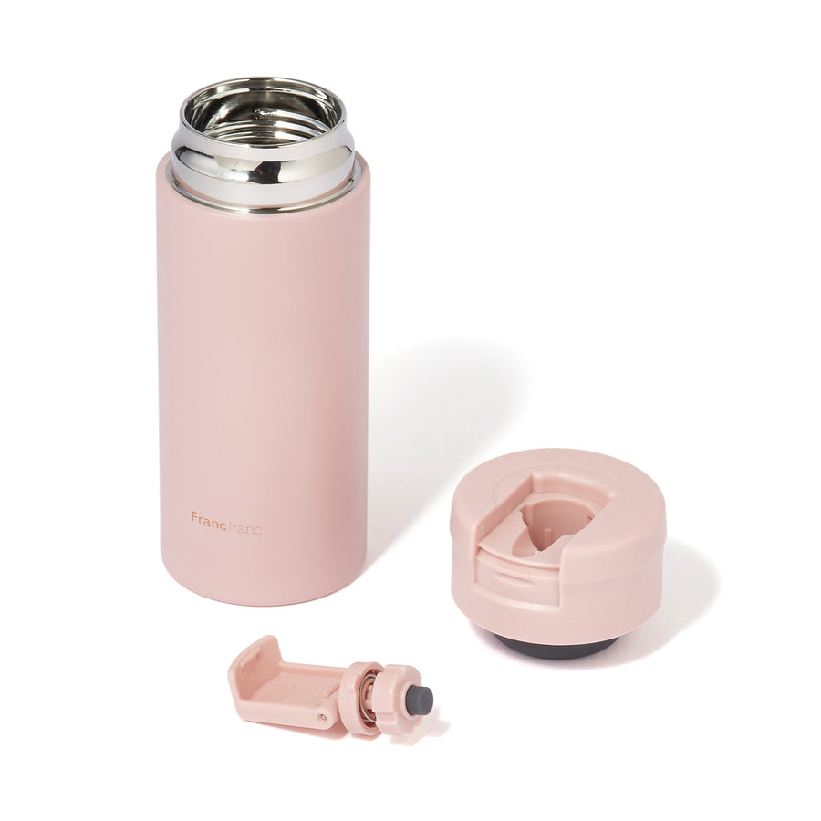 Carbonated Stainless Steel Bottle 390ml Pink