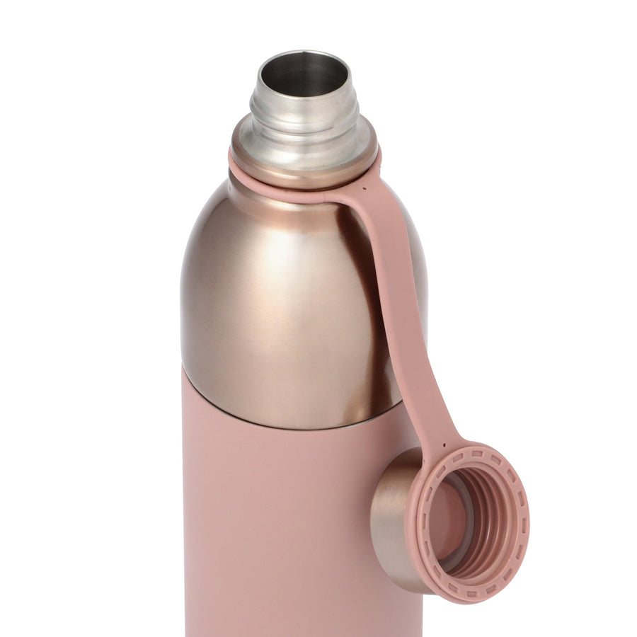 Easy to wash stainless steel bottle 500ml pink