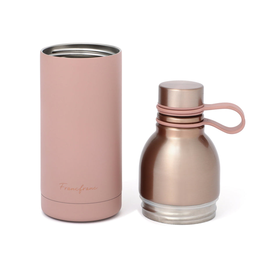 Easy to wash stainless steel bottle 500ml pink