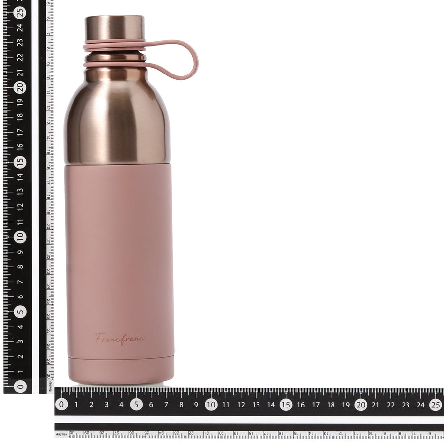 Easy to wash stainless steel bottle 500ml pink