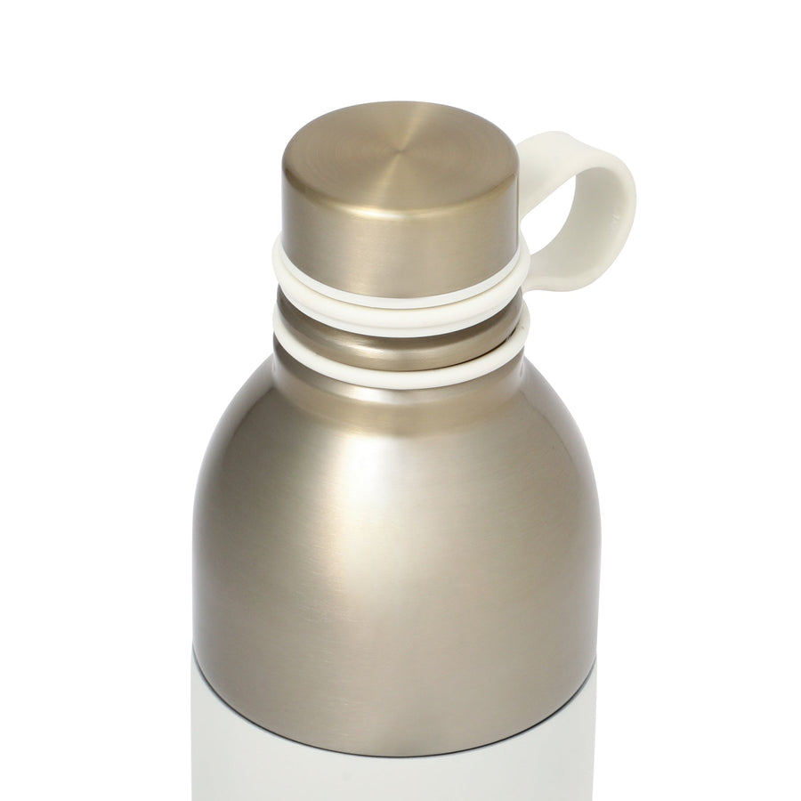 Easy to wash stainless steel bottle 500ml white