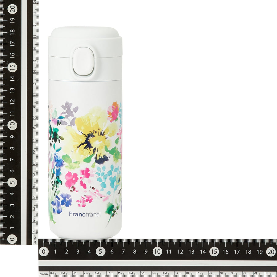 One-touch stainless steel bottle 350ml Flower