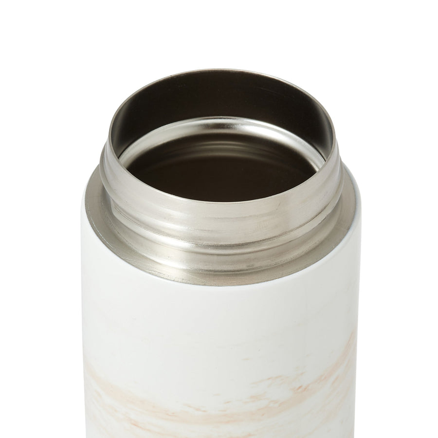 One-touch stainless steel bottle 350ml marble