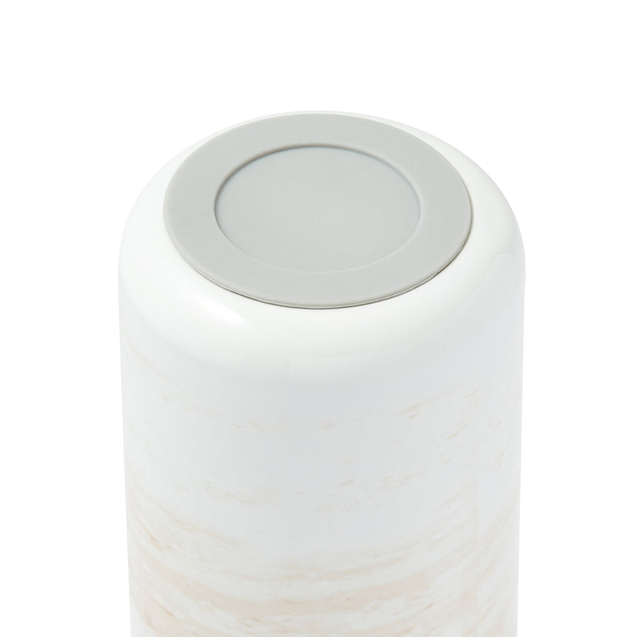 One-touch stainless steel bottle 350ml marble