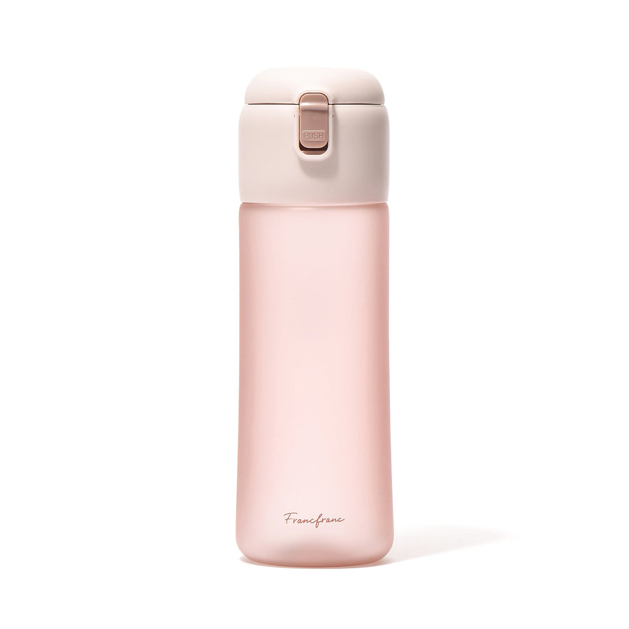 One-touch clear bottle, pink