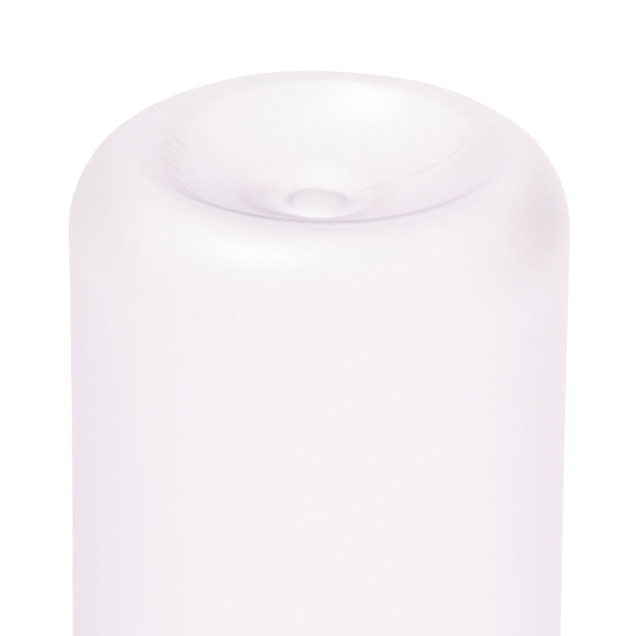 One-touch clear bottle, white