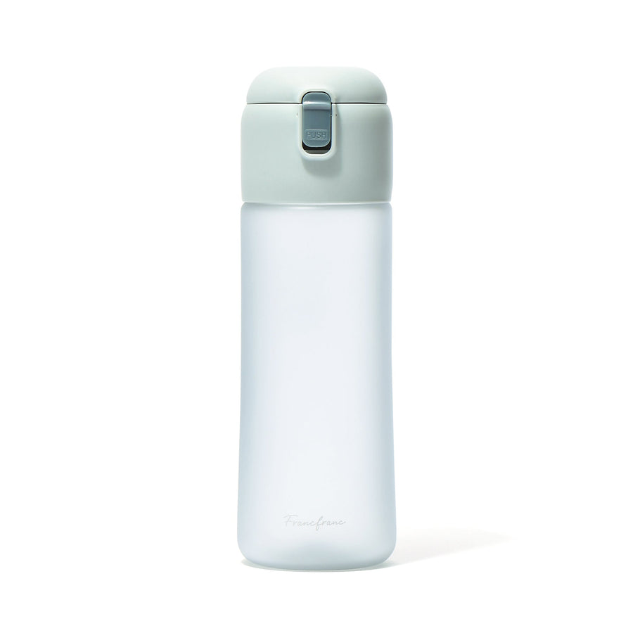 One-touch clear bottle, green