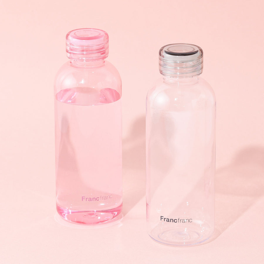 クリアボトル 600ml ピンク