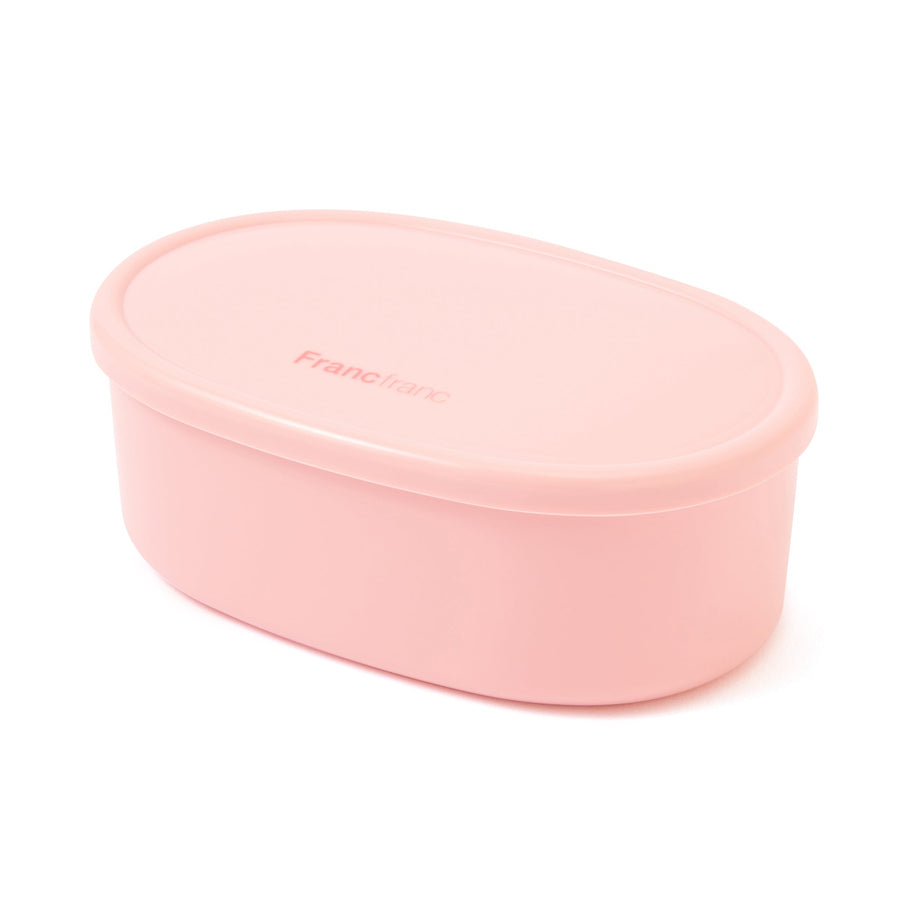 ロゴ フードコンテナ 3個セット ピンク