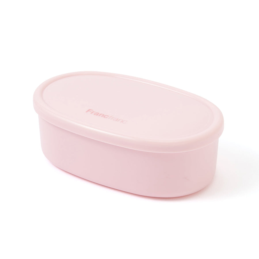 ロゴ フードコンテナ 3個セット ピンク