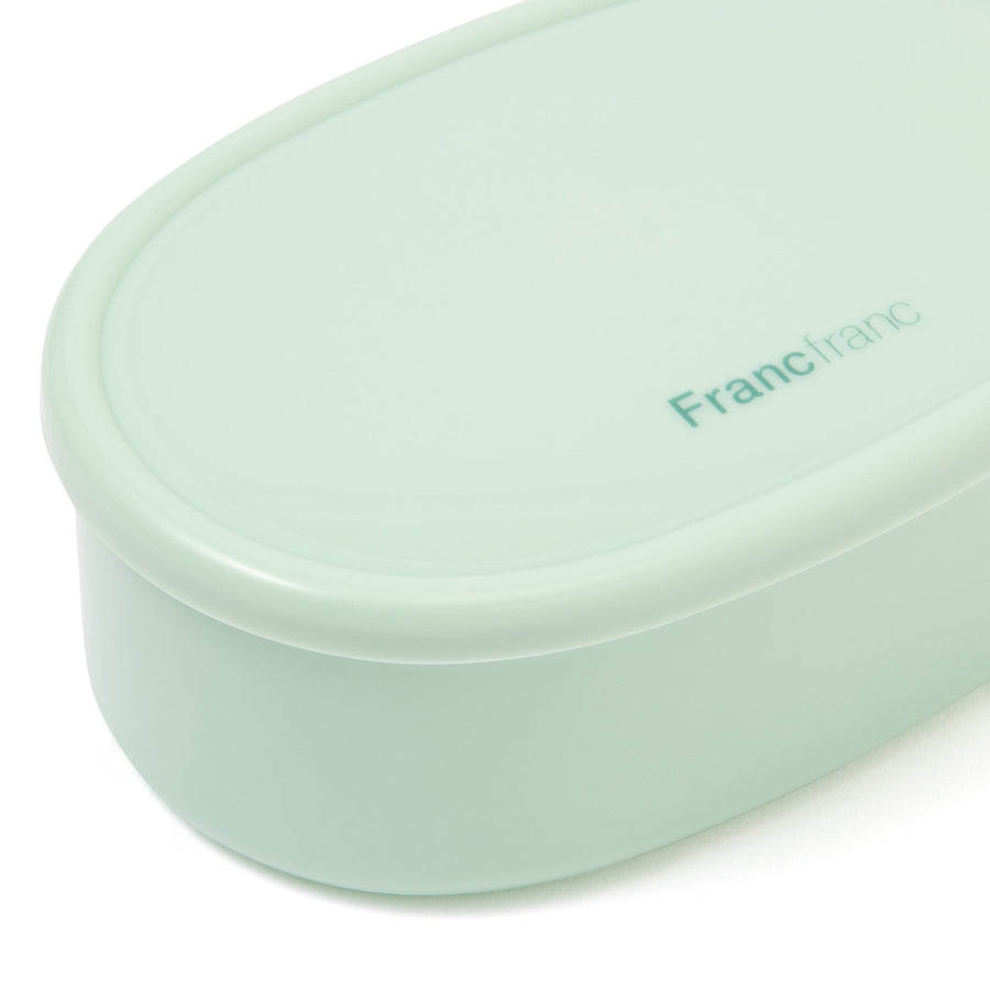 ロゴ フードコンテナ 3個セット グリーン