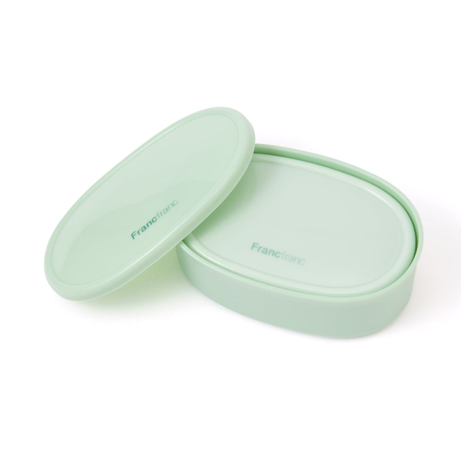 ロゴ フードコンテナ 3個セット グリーン