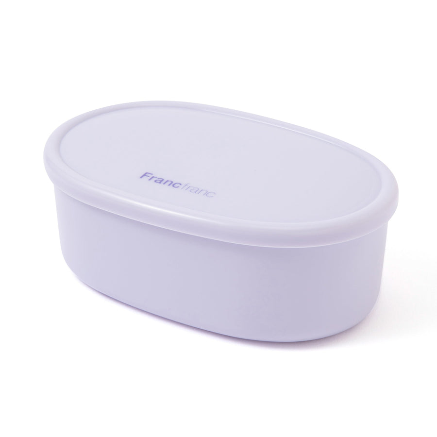 ロゴ フードコンテナ 3個セット パープル