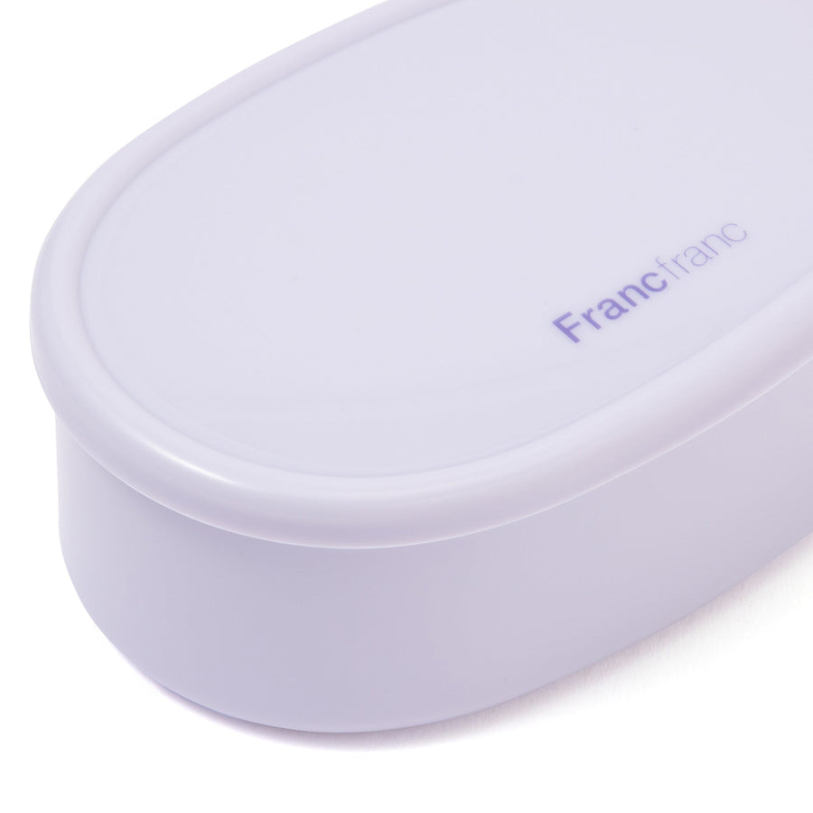 ロゴ フードコンテナ 3個セット パープル