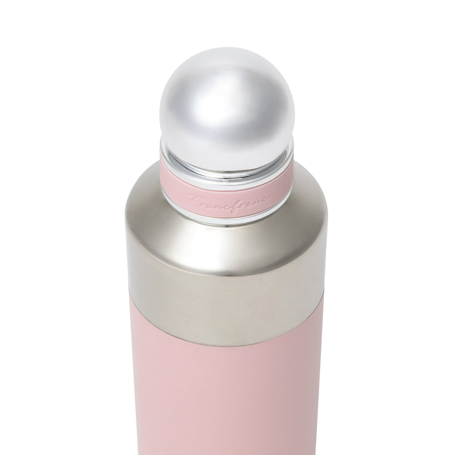 Layered Stainless Steel Bottle 420ml Light Pink