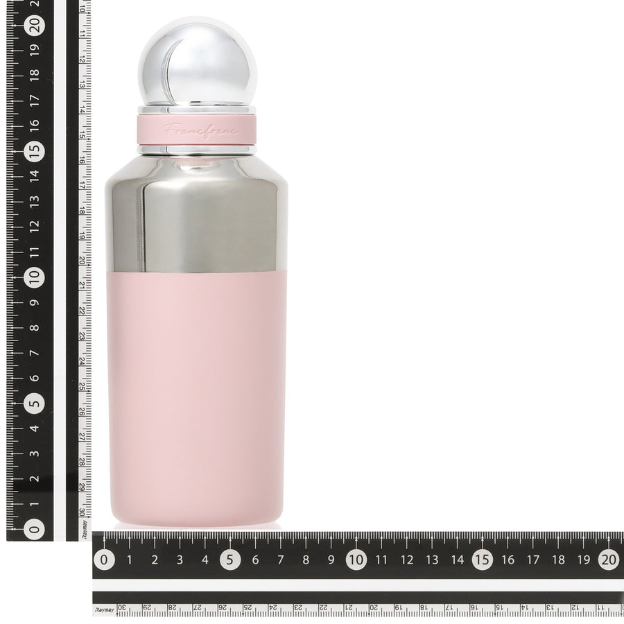 Layered Stainless Steel Bottle 420ml Light Pink