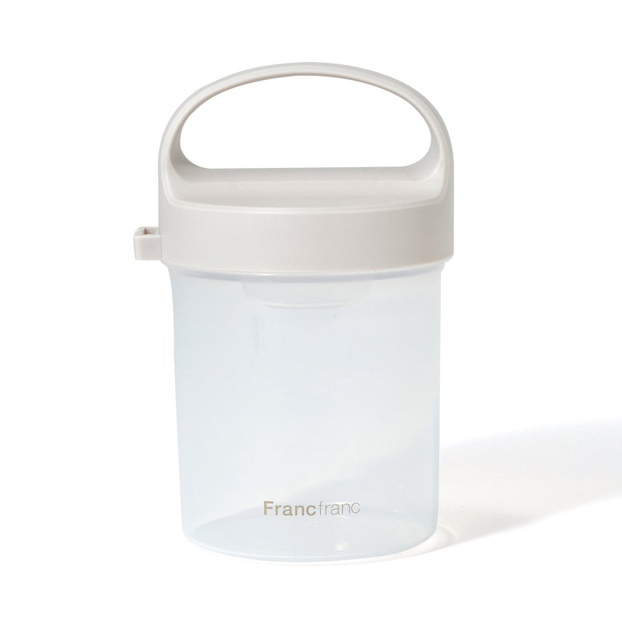 ロゴ サラダコンテナ グレー