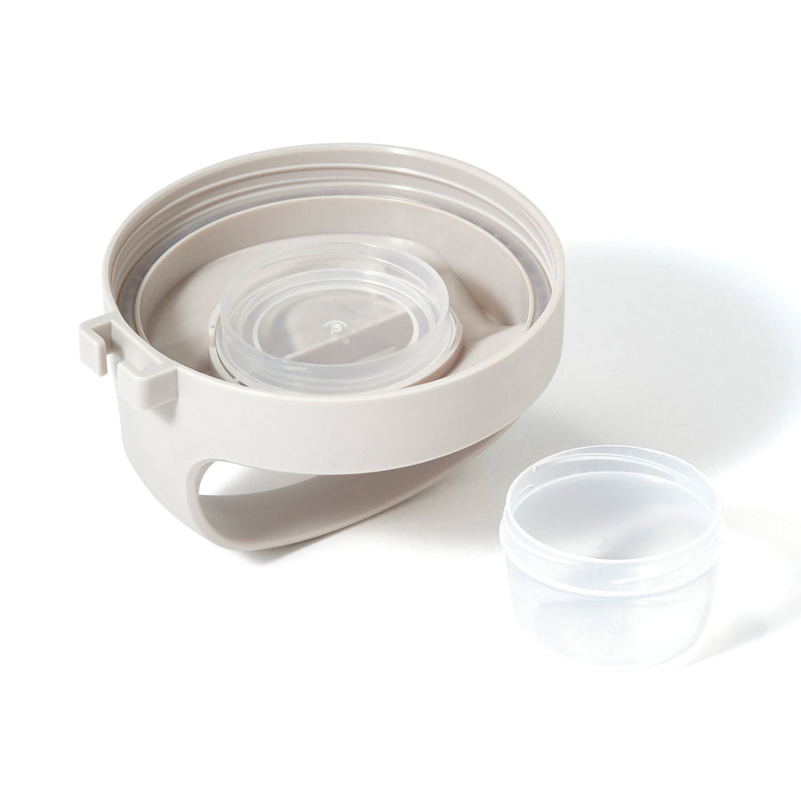 ロゴ サラダコンテナ グレー